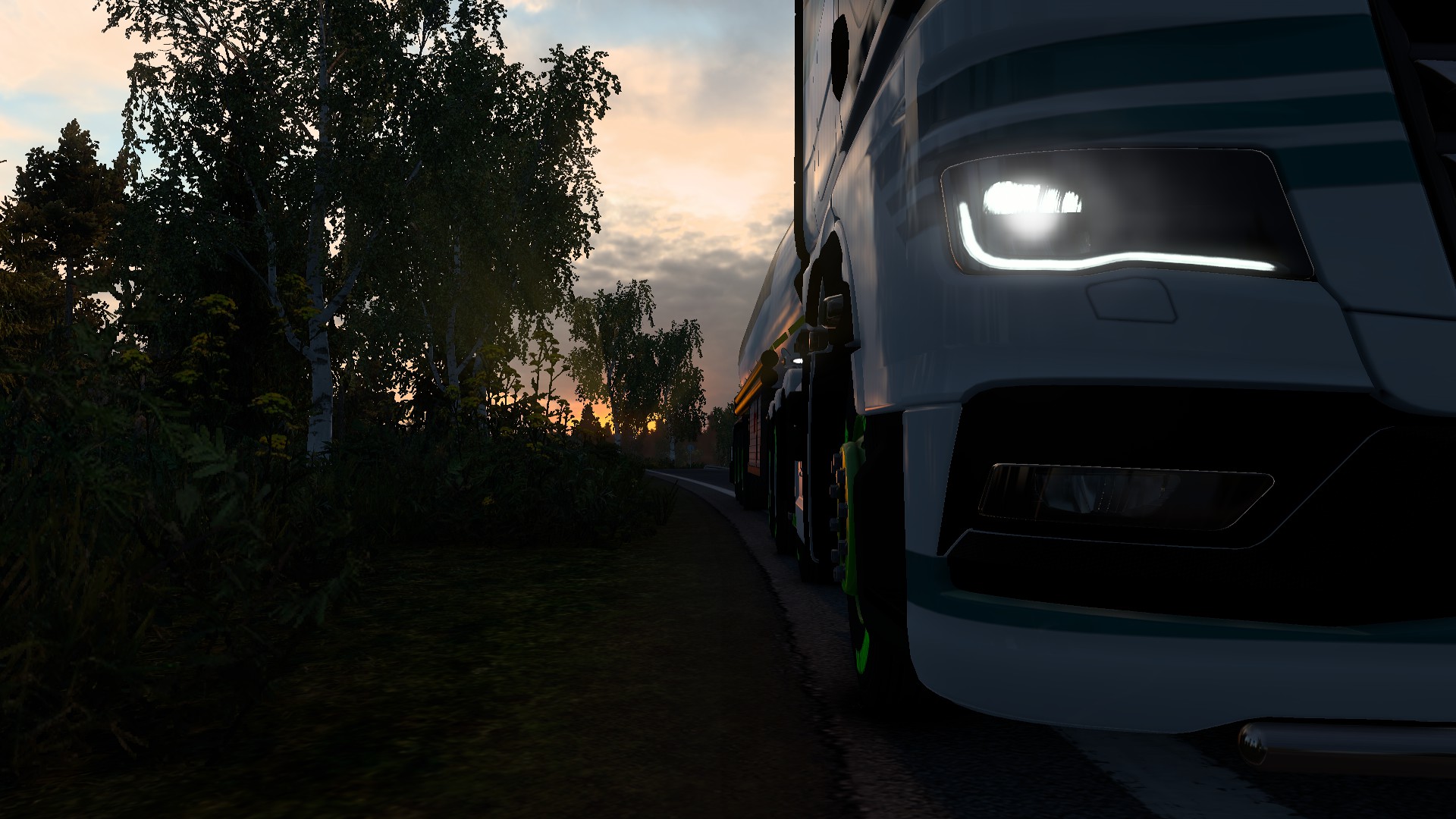Sammakko truck completing a delivery